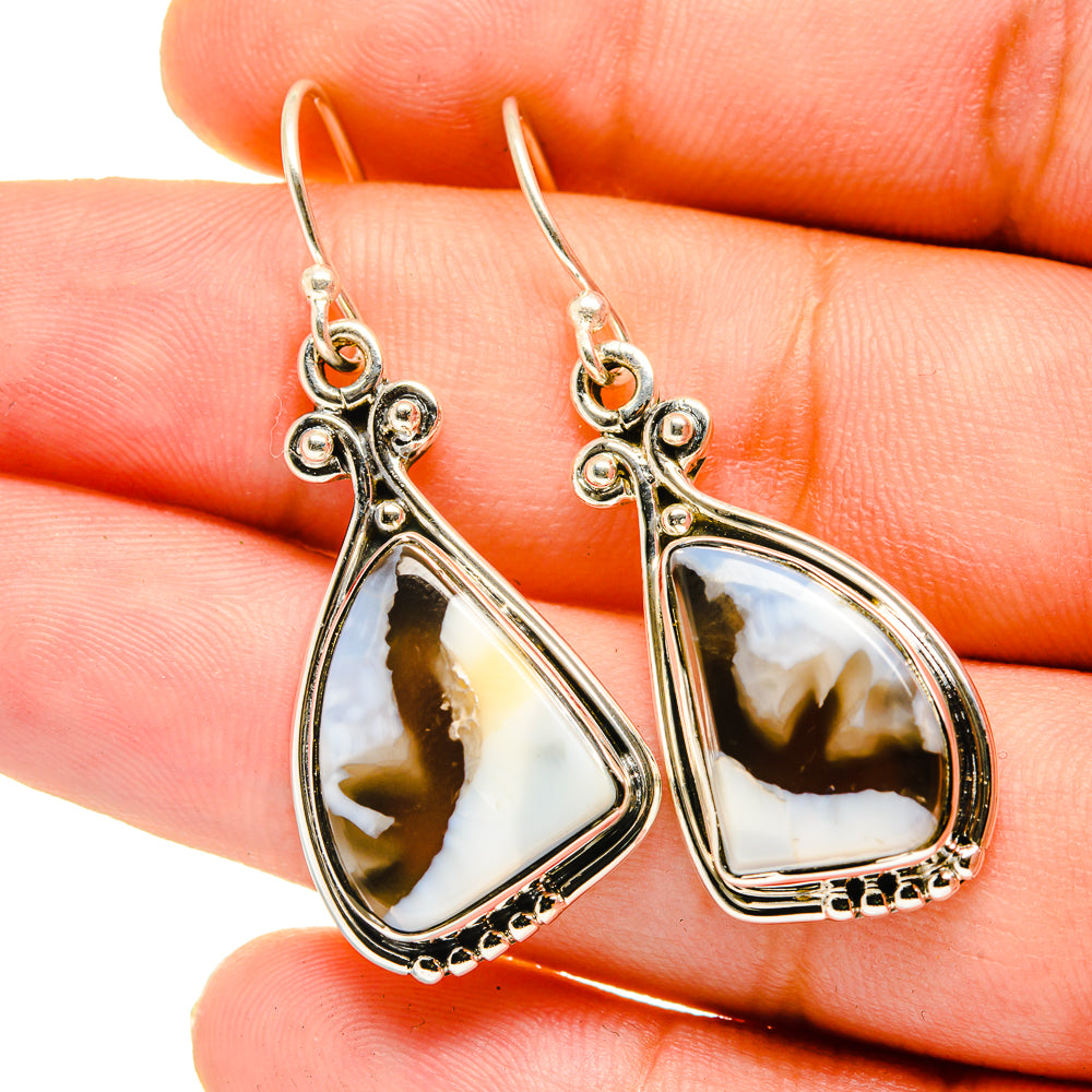 Owyhee Opal Earrings handcrafted by Ana Silver Co - EARR420709