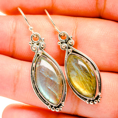 Labradorite Earrings handcrafted by Ana Silver Co - EARR420740
