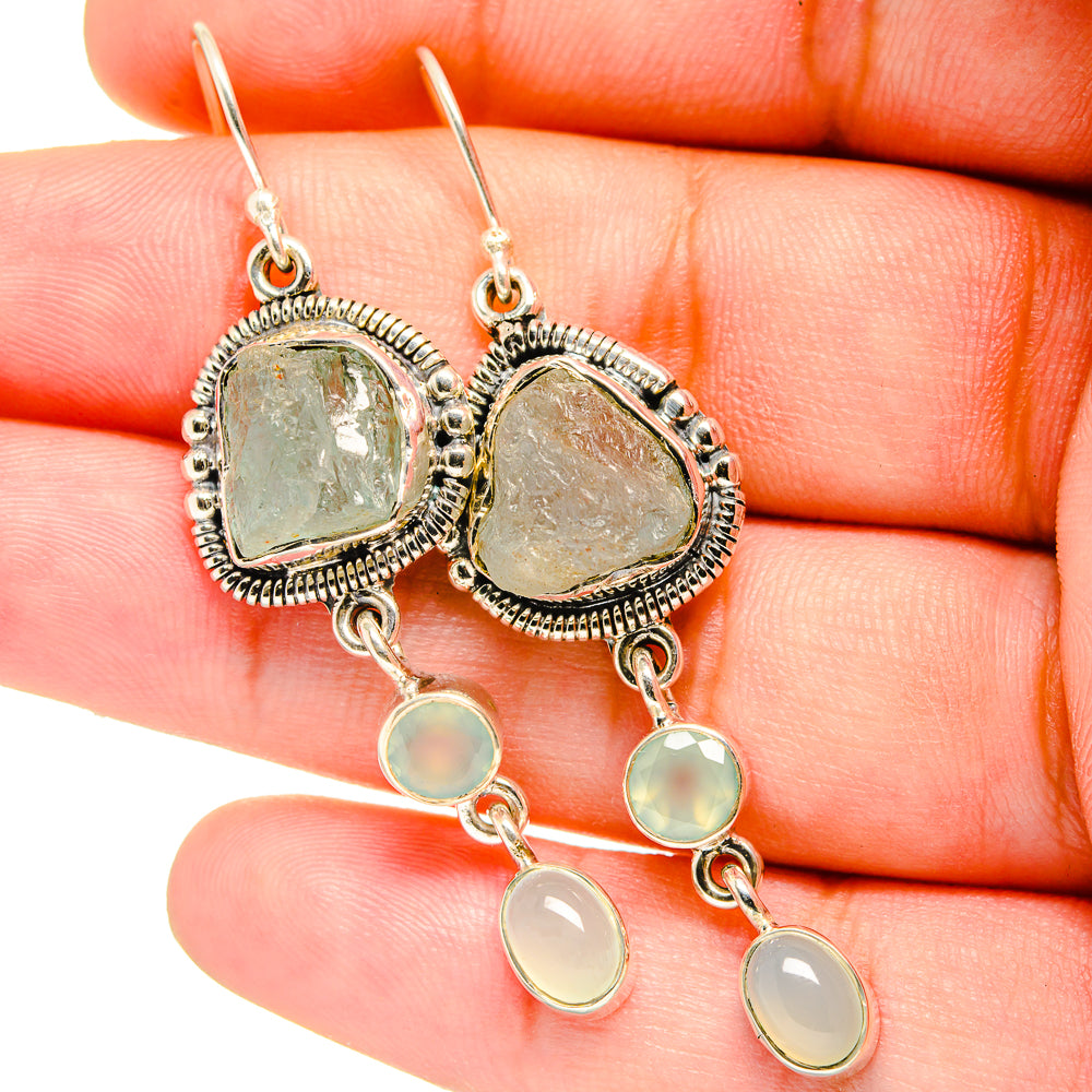 Aquamarine Earrings handcrafted by Ana Silver Co - EARR420753
