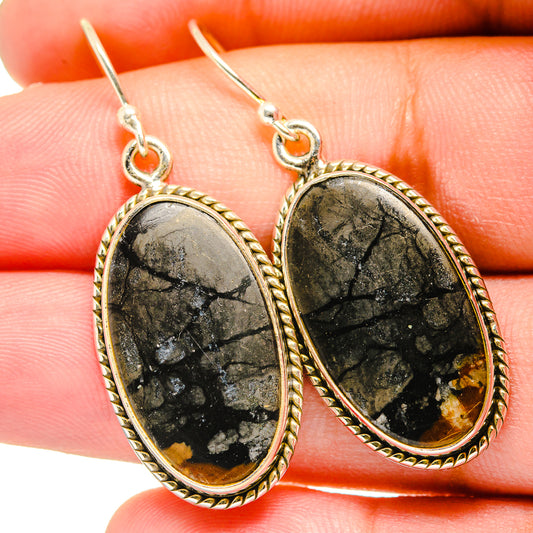 Picasso Jasper Earrings handcrafted by Ana Silver Co - EARR420755