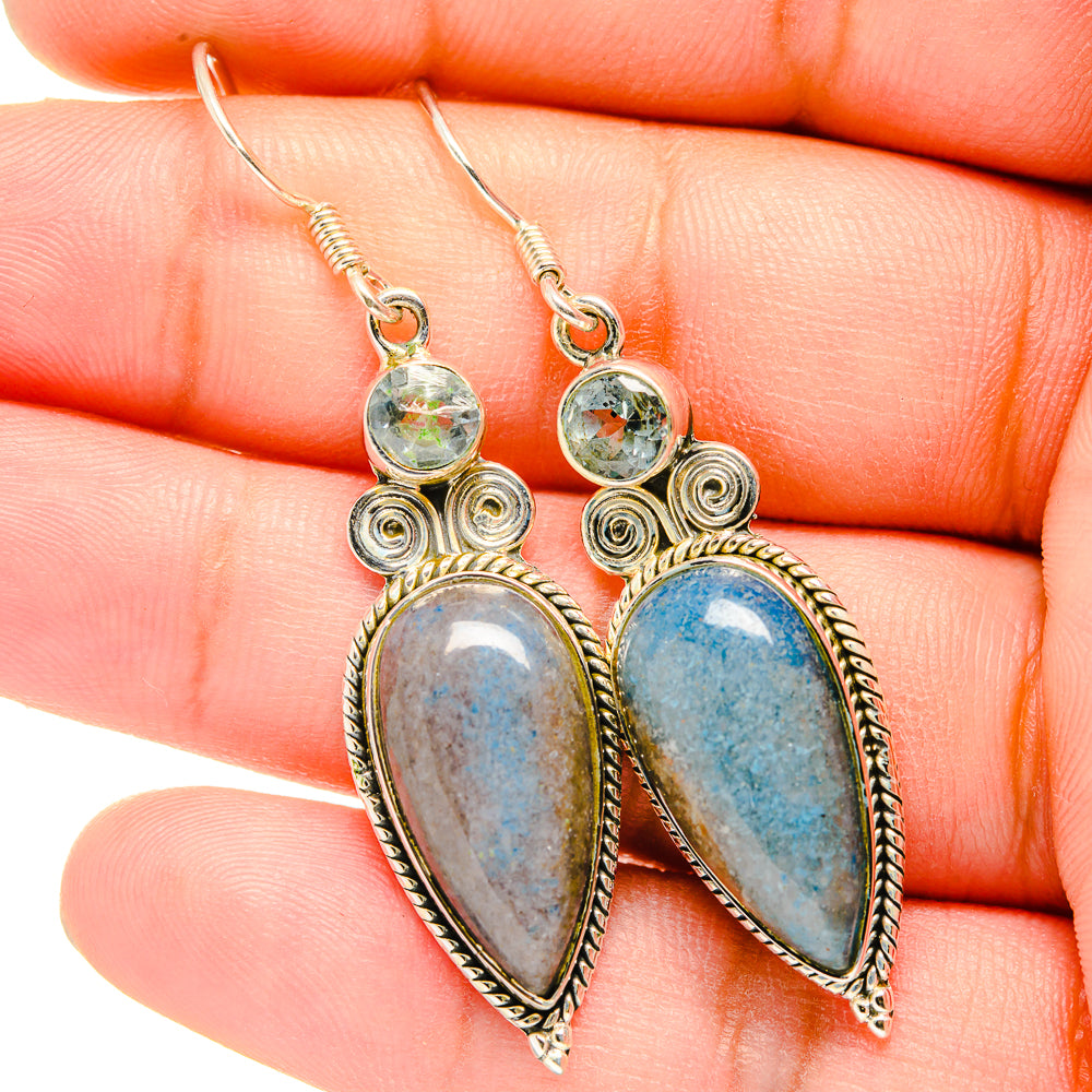 Labradorite Earrings handcrafted by Ana Silver Co - EARR420768