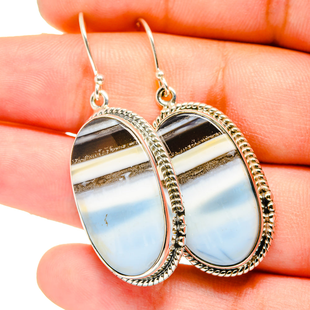 Owyhee Opal Earrings handcrafted by Ana Silver Co - EARR420782