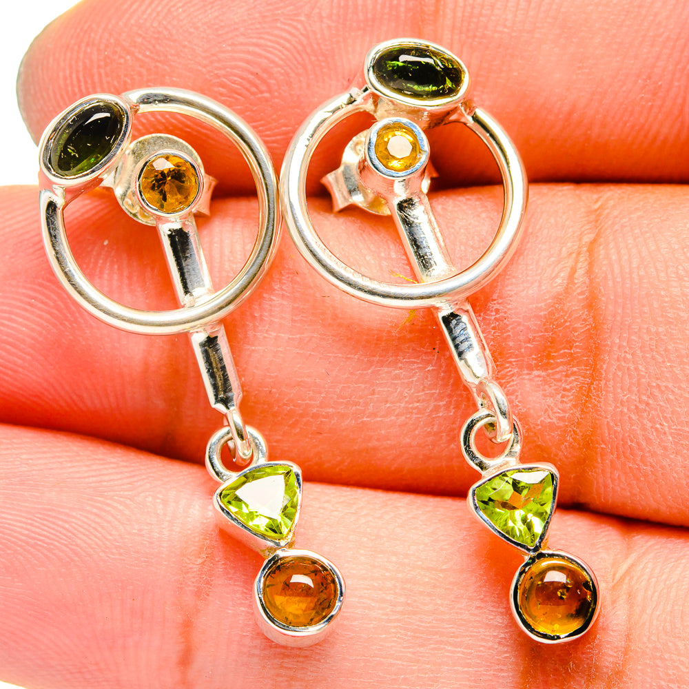 Peridot Earrings handcrafted by Ana Silver Co - EARR420783