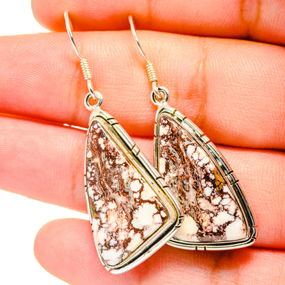 Wild Horse Jasper Earrings handcrafted by Ana Silver Co - EARR420786