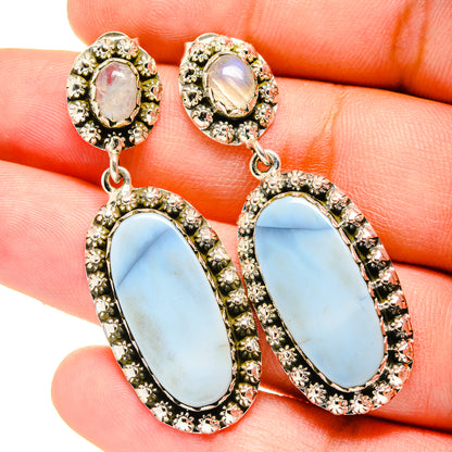 Owyhee Opal Earrings handcrafted by Ana Silver Co - EARR420787