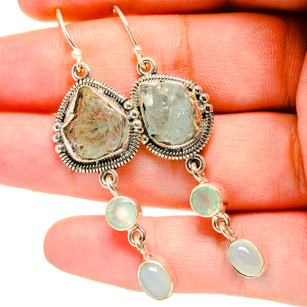 Aquamarine Earrings handcrafted by Ana Silver Co - EARR420791