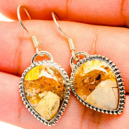 Brecciated Mookaite Earrings handcrafted by Ana Silver Co - EARR420795