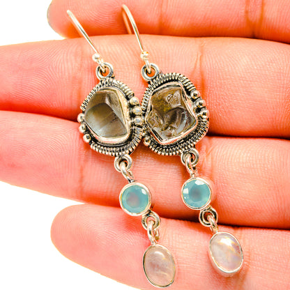 Aquamarine Earrings handcrafted by Ana Silver Co - EARR420807