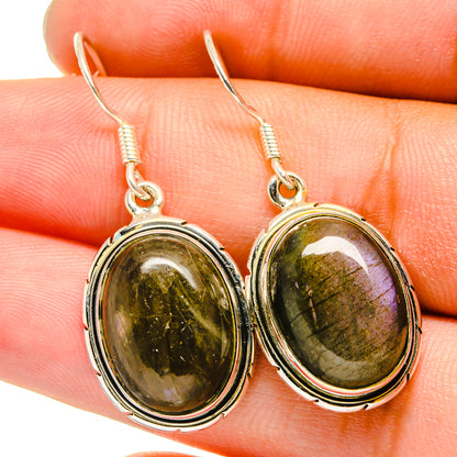 Labradorite Earrings handcrafted by Ana Silver Co - EARR420826