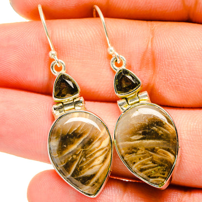 Turkish Tube Agate Earrings handcrafted by Ana Silver Co - EARR420830