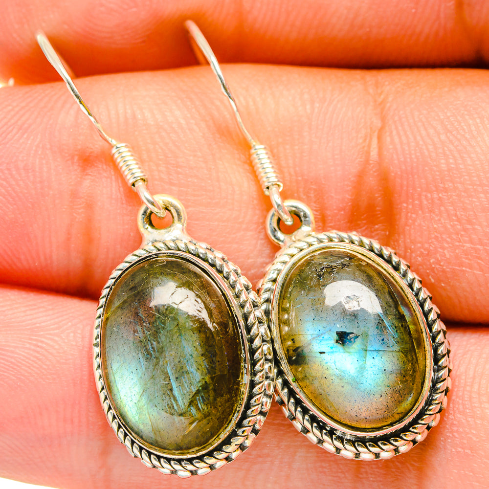 Labradorite Earrings handcrafted by Ana Silver Co - EARR420840