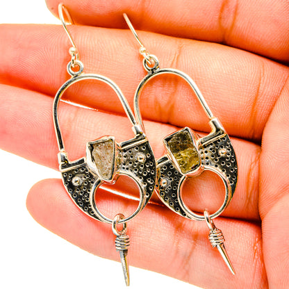 Citrine Earrings handcrafted by Ana Silver Co - EARR420849