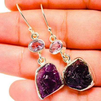 Amethyst Earrings handcrafted by Ana Silver Co - EARR420859