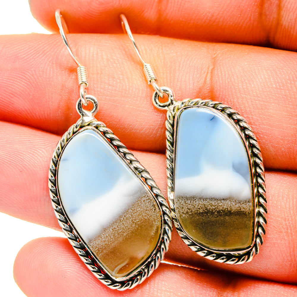 Owyhee Opal Earrings handcrafted by Ana Silver Co - EARR420865