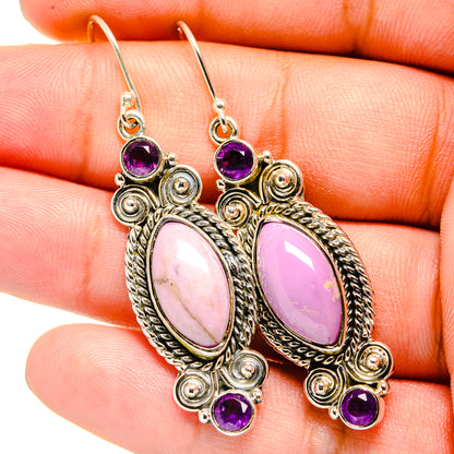 Phosphosiderite Earrings handcrafted by Ana Silver Co - EARR420872