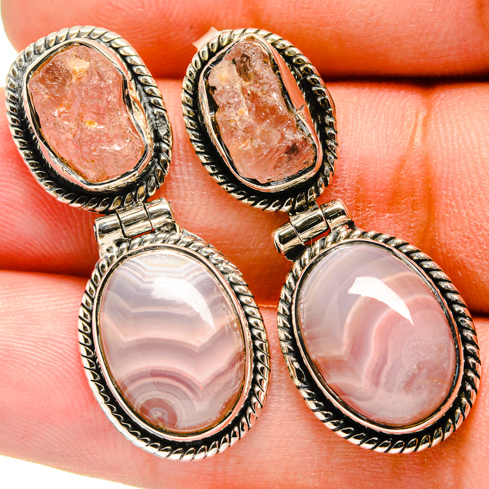 Ocean Jasper Earrings handcrafted by Ana Silver Co - EARR420877