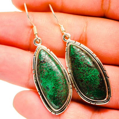 Shattuckite Earrings handcrafted by Ana Silver Co - EARR420879