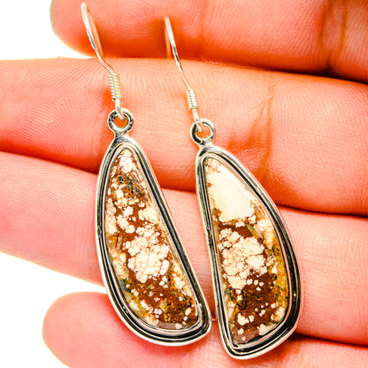 Wild Horse Jasper Earrings handcrafted by Ana Silver Co - EARR420911