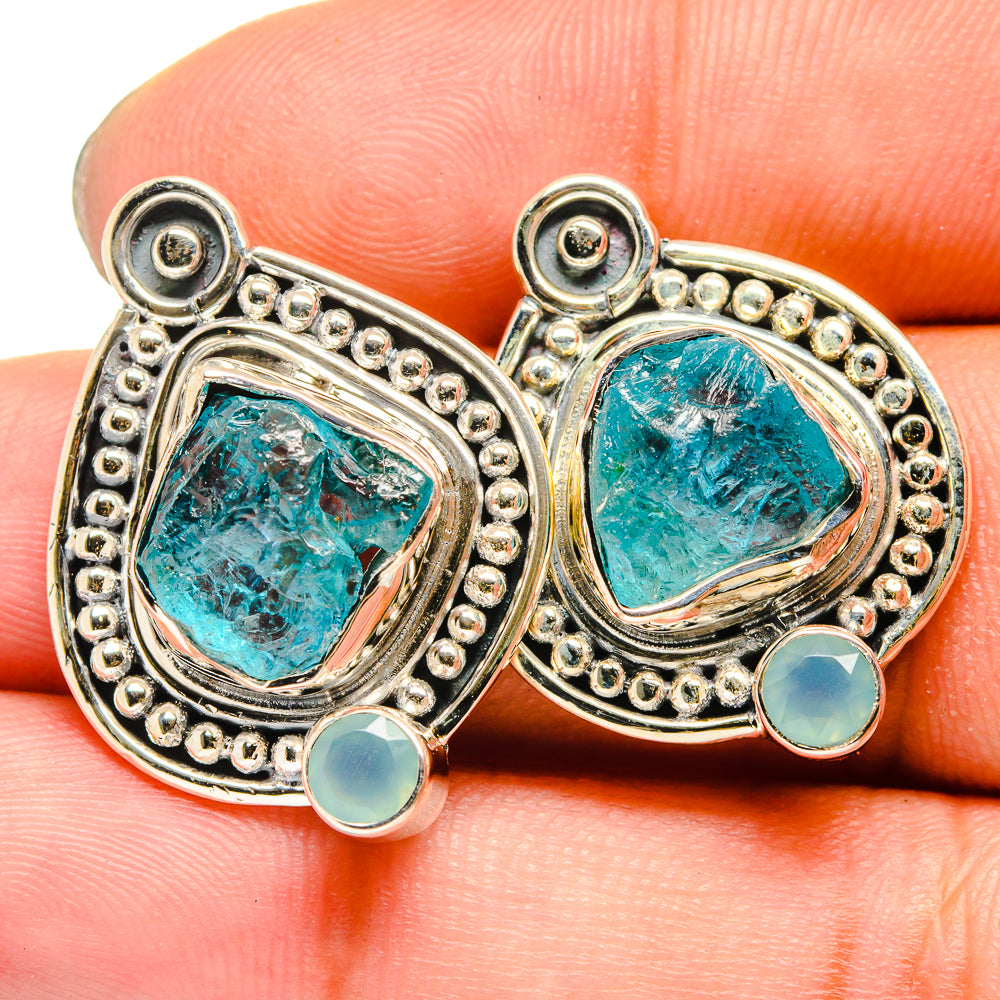 Apatite Earrings handcrafted by Ana Silver Co - EARR420938