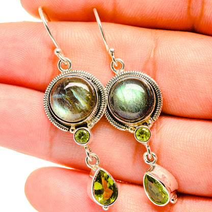 Labradorite Earrings handcrafted by Ana Silver Co - EARR420939