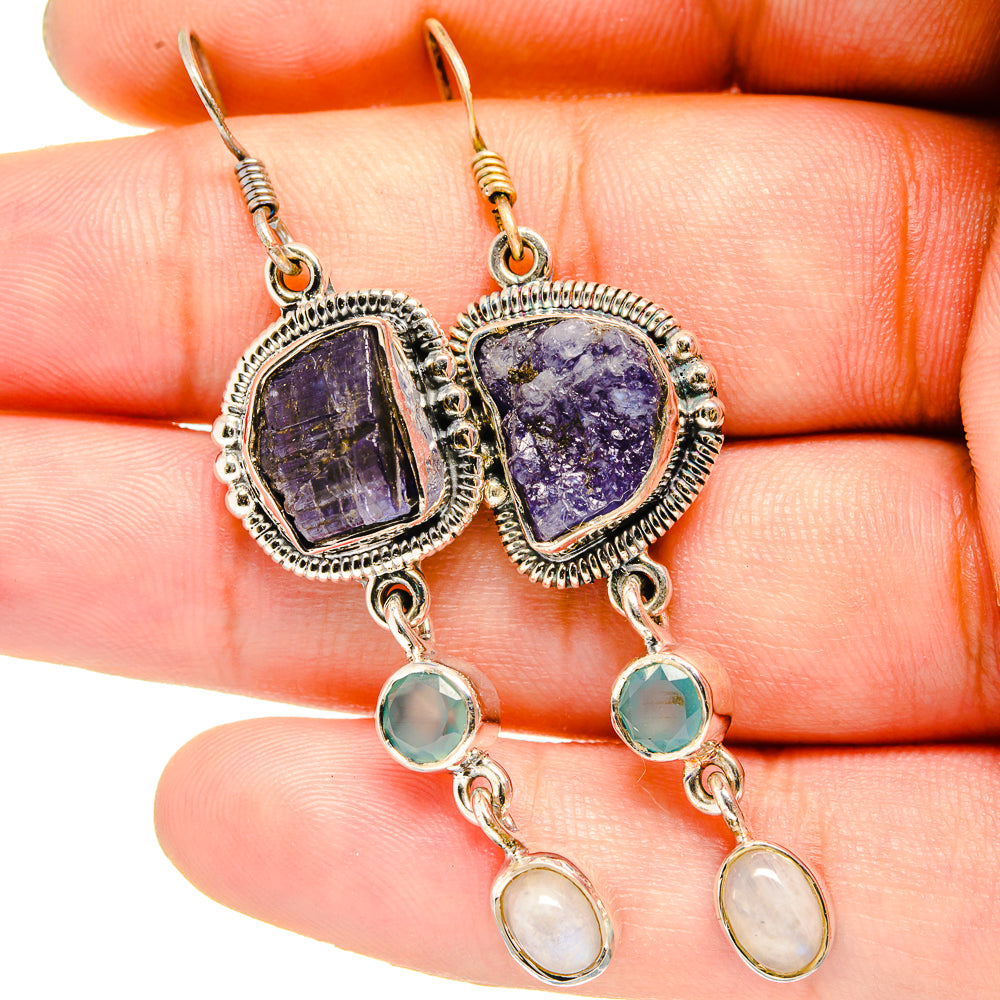 Tanzanite Earrings handcrafted by Ana Silver Co - EARR420948