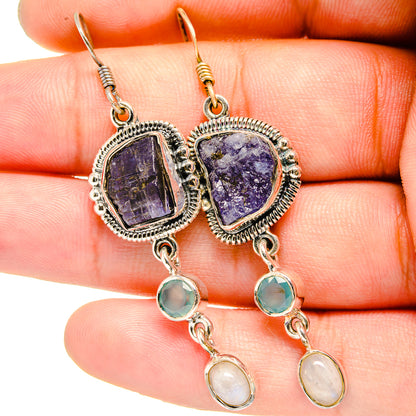 Tanzanite Earrings handcrafted by Ana Silver Co - EARR420948