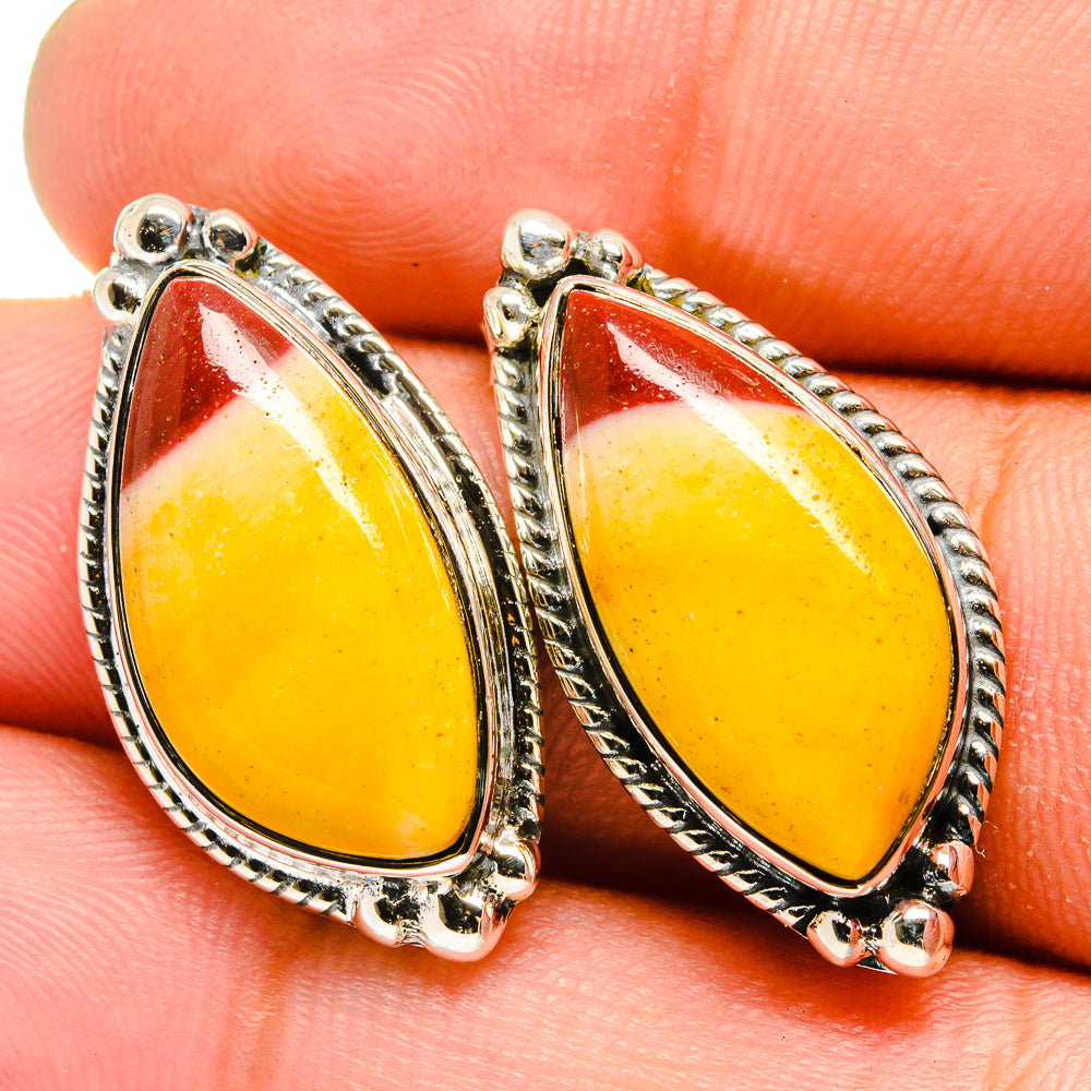 Mookaite Earrings handcrafted by Ana Silver Co - EARR420949