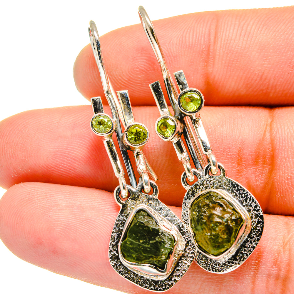 Peridot Earrings handcrafted by Ana Silver Co - EARR420951