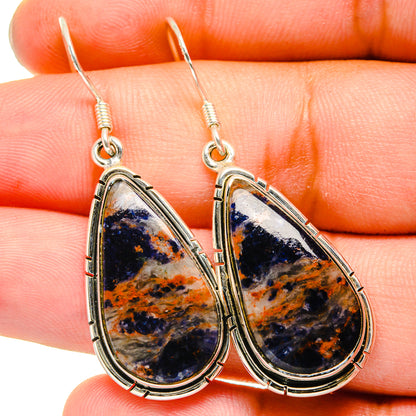 Sodalite Earrings handcrafted by Ana Silver Co - EARR420954