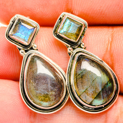 Labradorite Earrings handcrafted by Ana Silver Co - EARR420957
