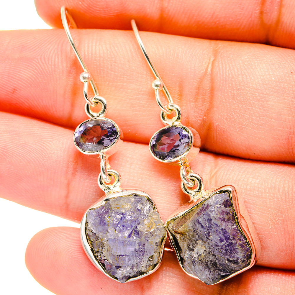 Tanzanite Earrings handcrafted by Ana Silver Co - EARR420961