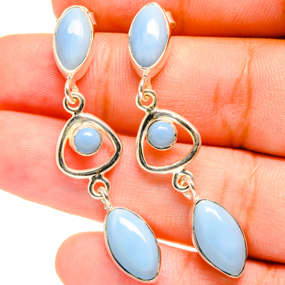 Owyhee Opal Earrings handcrafted by Ana Silver Co - EARR420972