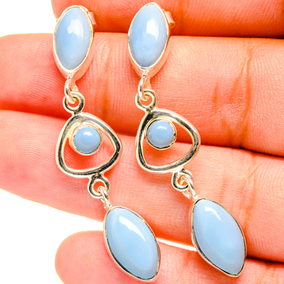 Owyhee Opal Earrings handcrafted by Ana Silver Co - EARR420972