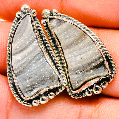 Desert Druzy Earrings handcrafted by Ana Silver Co - EARR420985