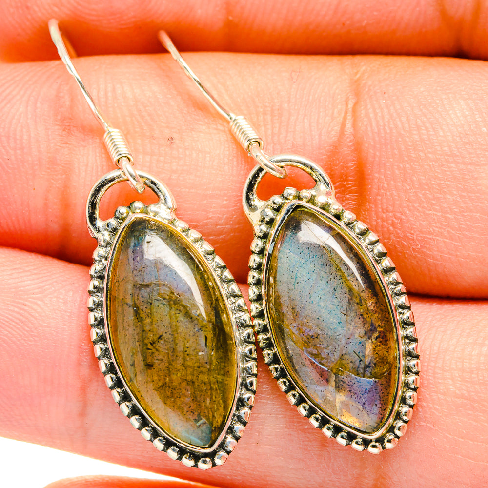 Labradorite Earrings handcrafted by Ana Silver Co - EARR420989