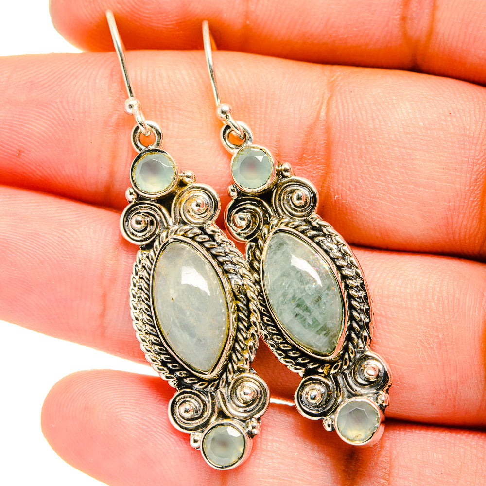 Aquamarine Earrings handcrafted by Ana Silver Co - EARR420990