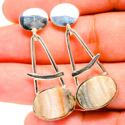Desert Druzy Earrings handcrafted by Ana Silver Co - EARR420997