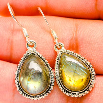 Labradorite Earrings handcrafted by Ana Silver Co - EARR421009