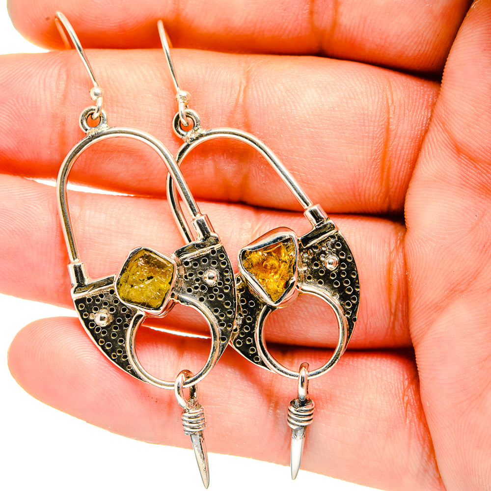 Citrine Earrings handcrafted by Ana Silver Co - EARR421019
