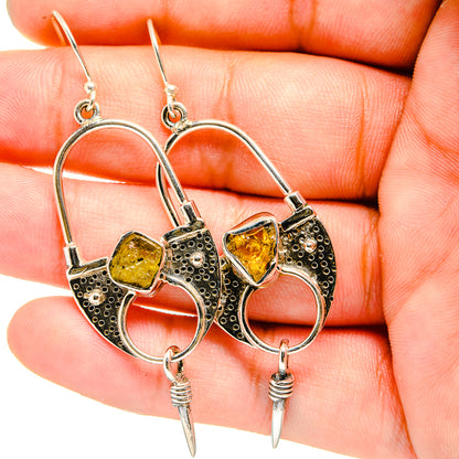 Citrine Earrings handcrafted by Ana Silver Co - EARR421019