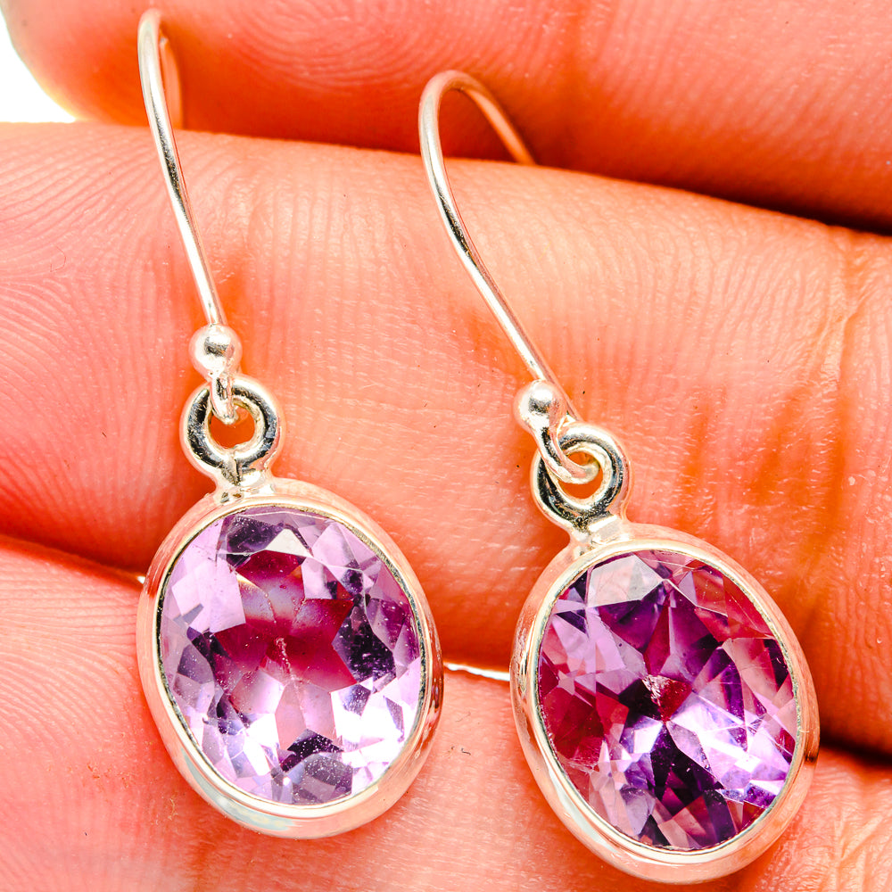 Amethyst Earrings handcrafted by Ana Silver Co - EARR421034