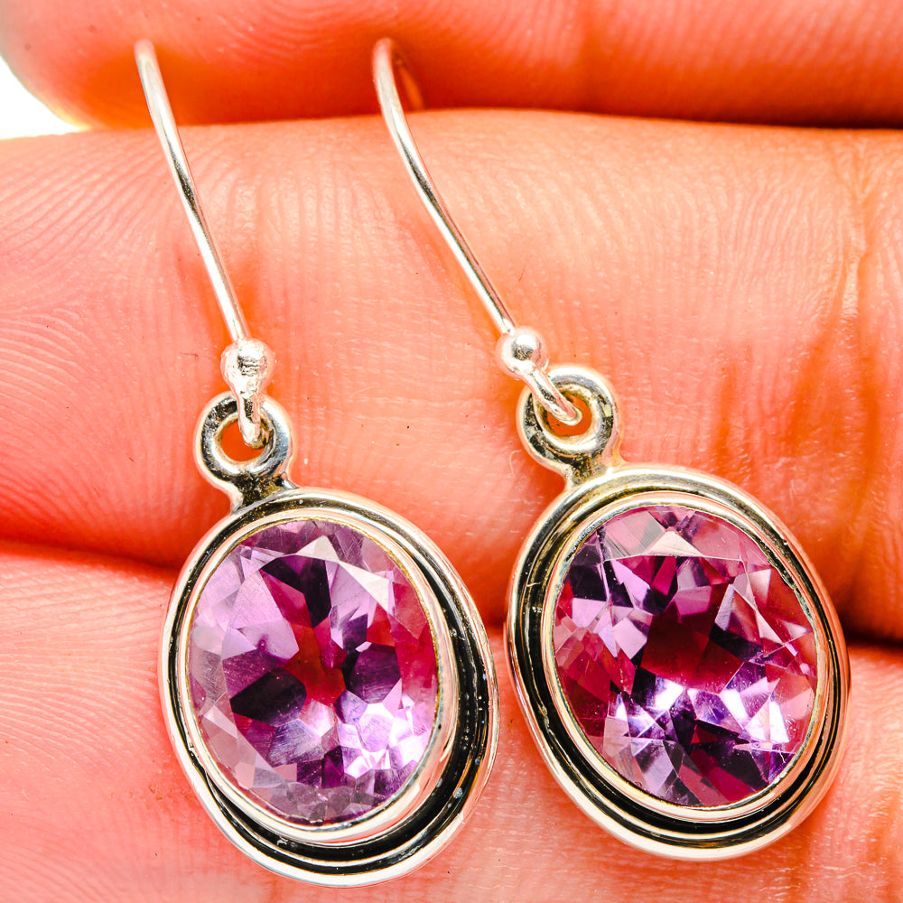 Amethyst Earrings handcrafted by Ana Silver Co - EARR421043