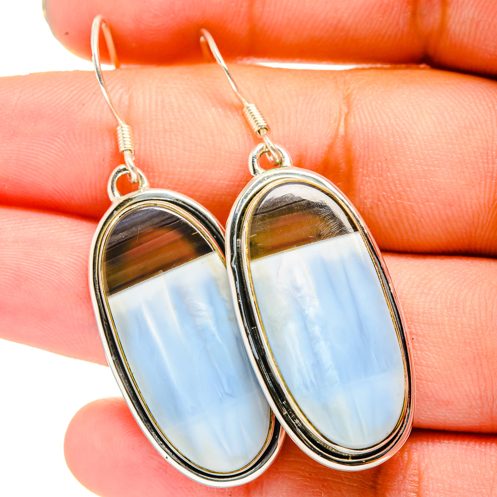 Owyhee Opal Earrings handcrafted by Ana Silver Co - EARR421052