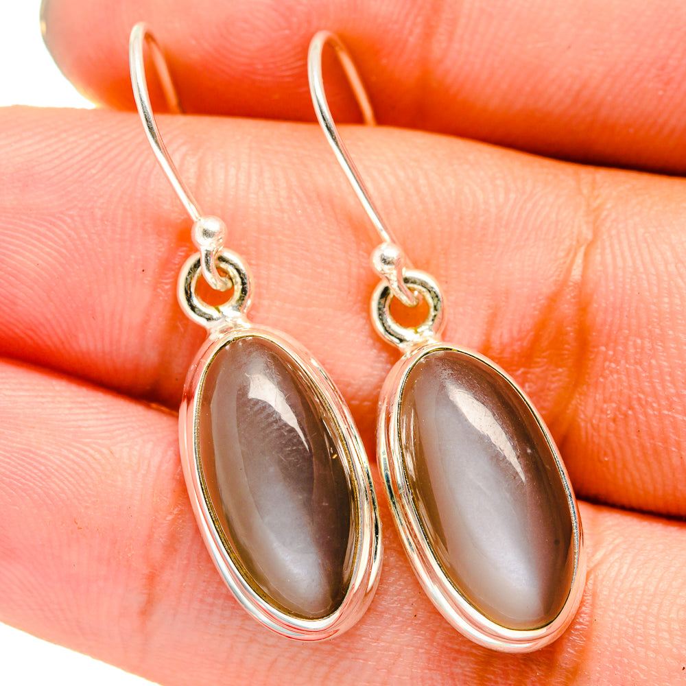 Moonstone Earrings handcrafted by Ana Silver Co - EARR421057