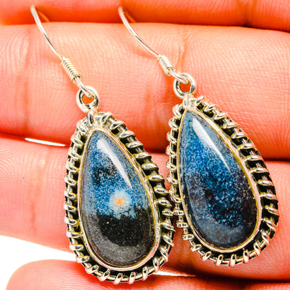 Shattuckite Earrings handcrafted by Ana Silver Co - EARR421073
