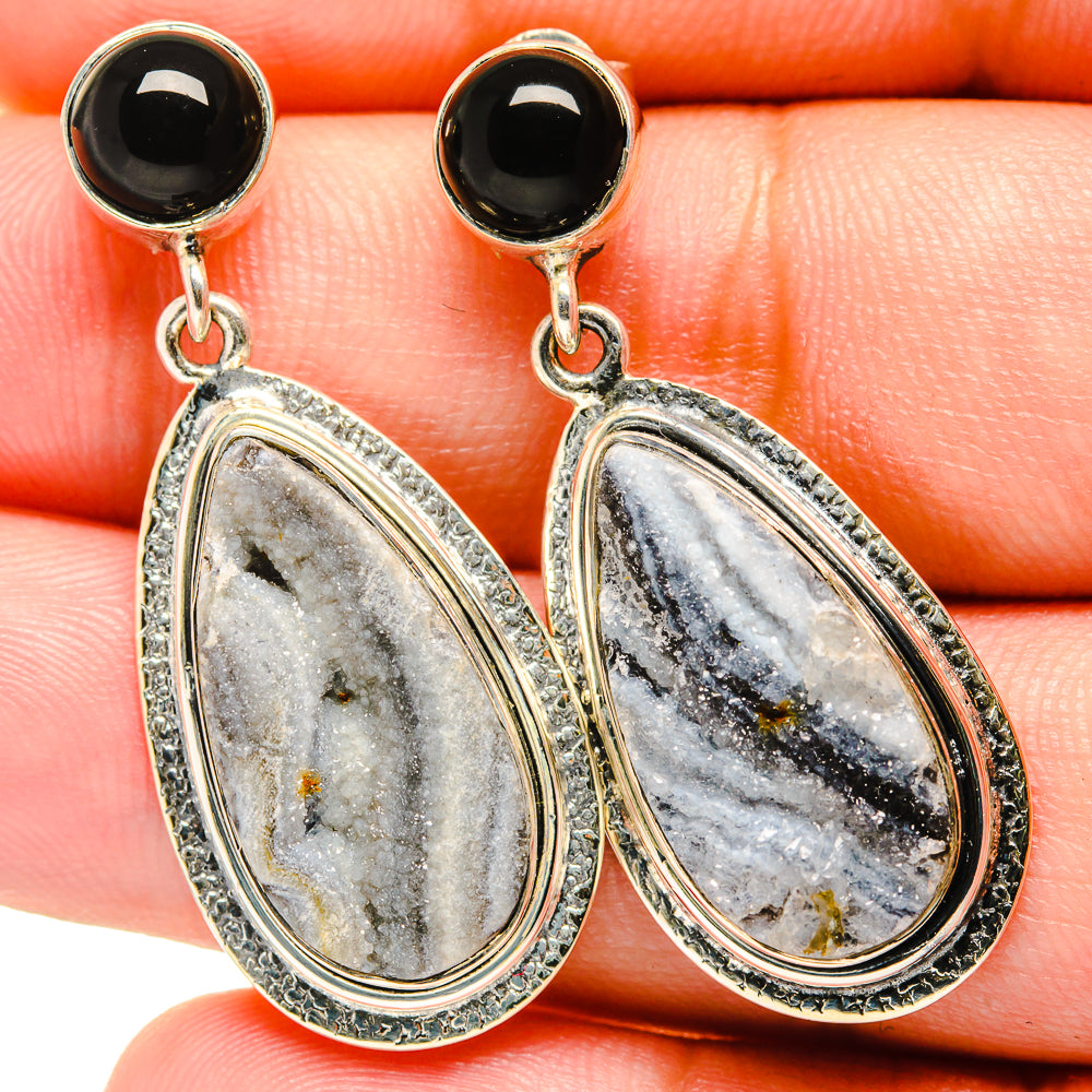 Desert Druzy Earrings handcrafted by Ana Silver Co - EARR421079