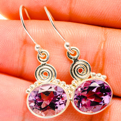 Amethyst Earrings handcrafted by Ana Silver Co - EARR421091