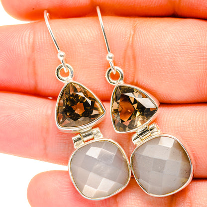 Moonstone Earrings handcrafted by Ana Silver Co - EARR421095