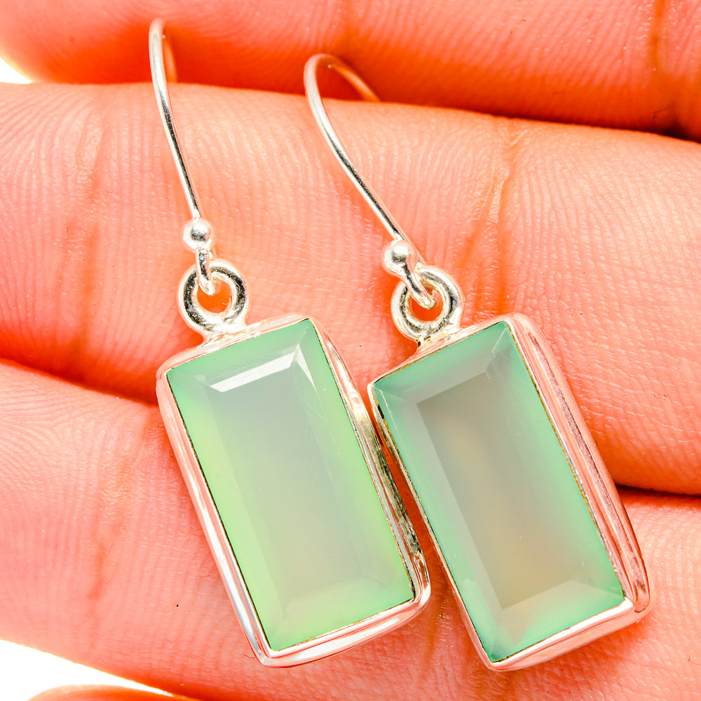 Prehnite Earrings handcrafted by Ana Silver Co - EARR421100