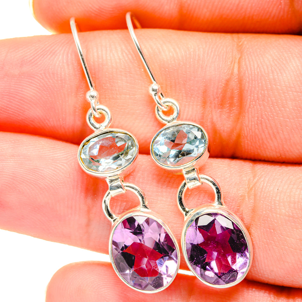 Amethyst Earrings handcrafted by Ana Silver Co - EARR421107